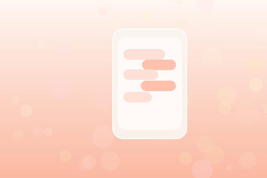 暖光房间里的手机聊天